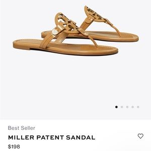Tory Burch Miller Patent Sandal